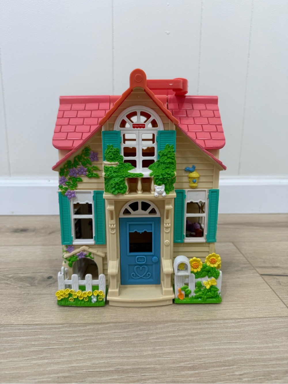 Fisher Price Vintage 2000 Loving Family Sweet Streets Country Cottage Dollhouse